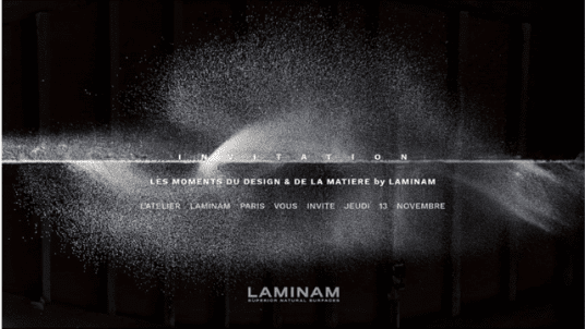 LAMINAM vous invite aux Moments du Design & de la Matière dans son atelier